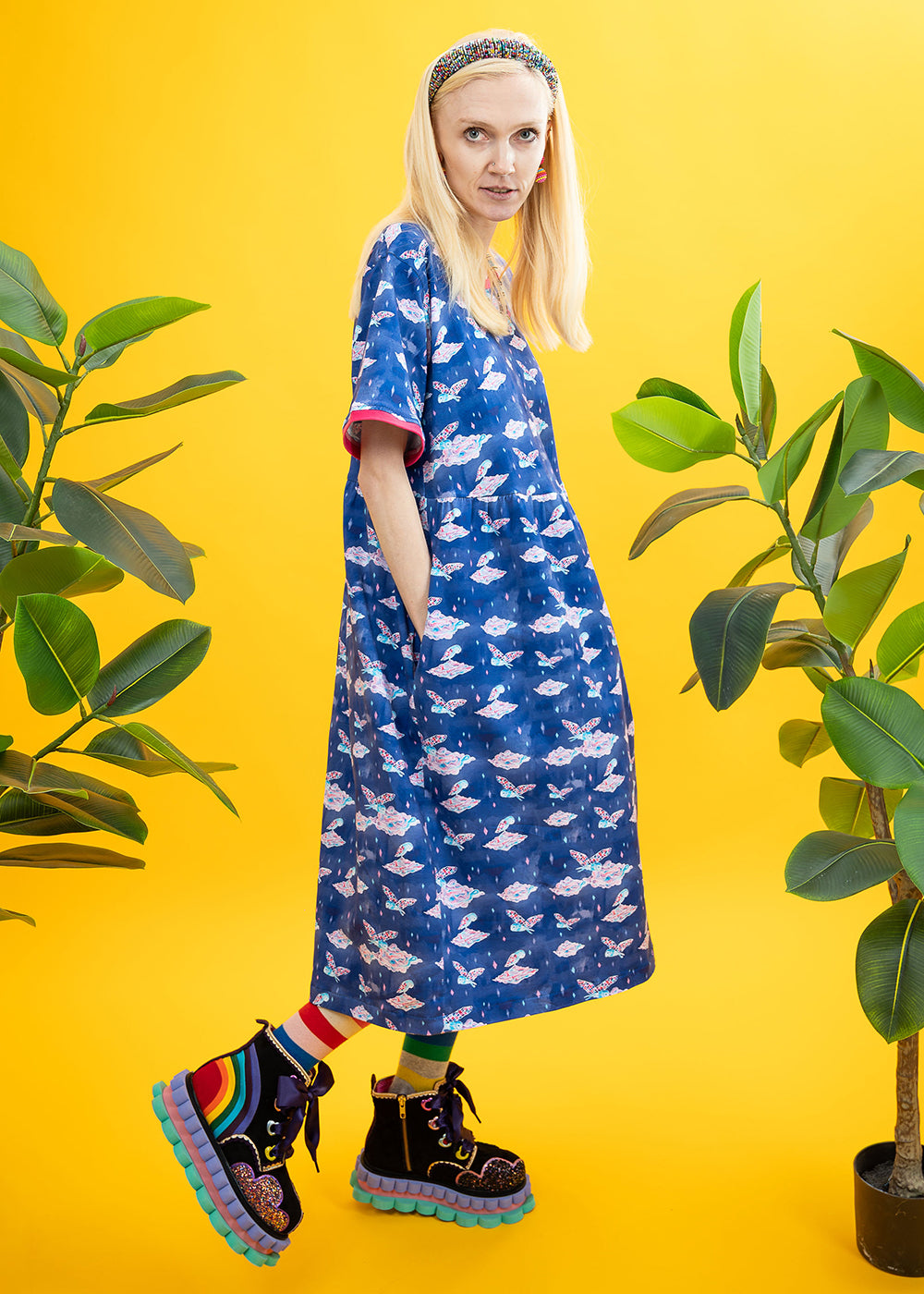 The Cloud Nine Smock Dress-pinclothing.co.uk-pinclothing.co.uk