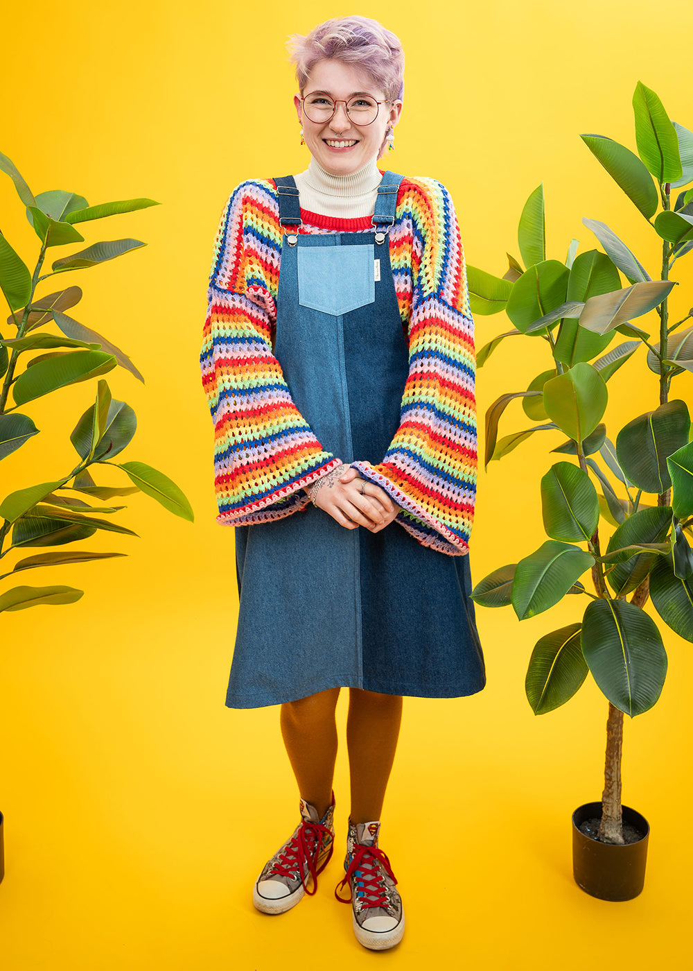 The Double Denim Pinafore Dress-pinclothing.co.uk-pinclothing.co.uk