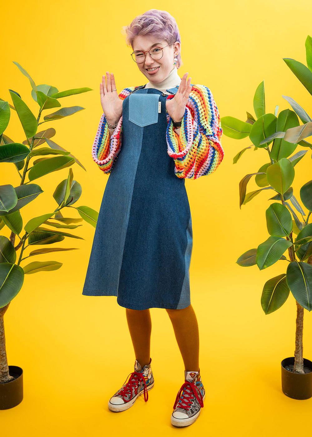 The Double Denim Pinafore Dress-pinclothing.co.uk-pinclothing.co.uk