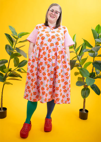 The Happy Apple Smock Dress-pinclothing.co.uk-pinclothing.co.uk