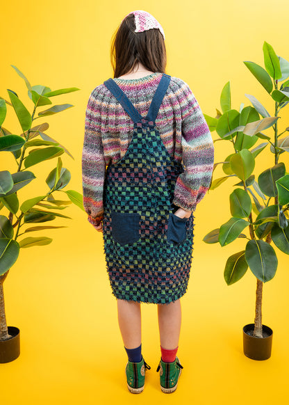 The Midnight Mosaic Pinafore Dress-pinclothing.co.uk-pinclothing.co.uk