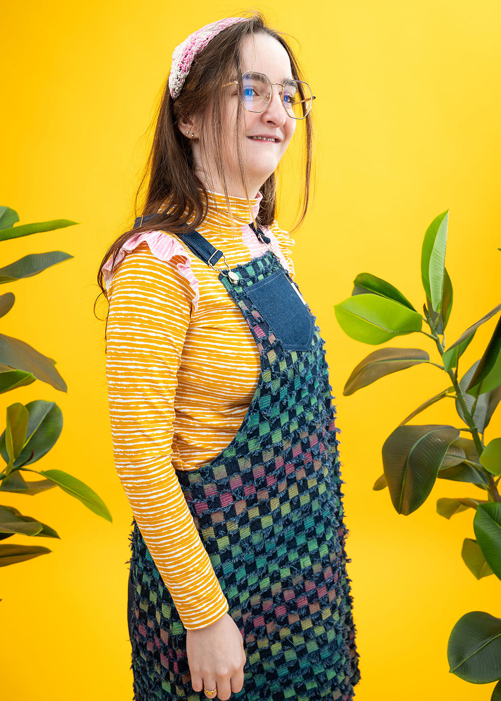 The Midnight Mosaic Pinafore Dress-pinclothing.co.uk-pinclothing.co.uk