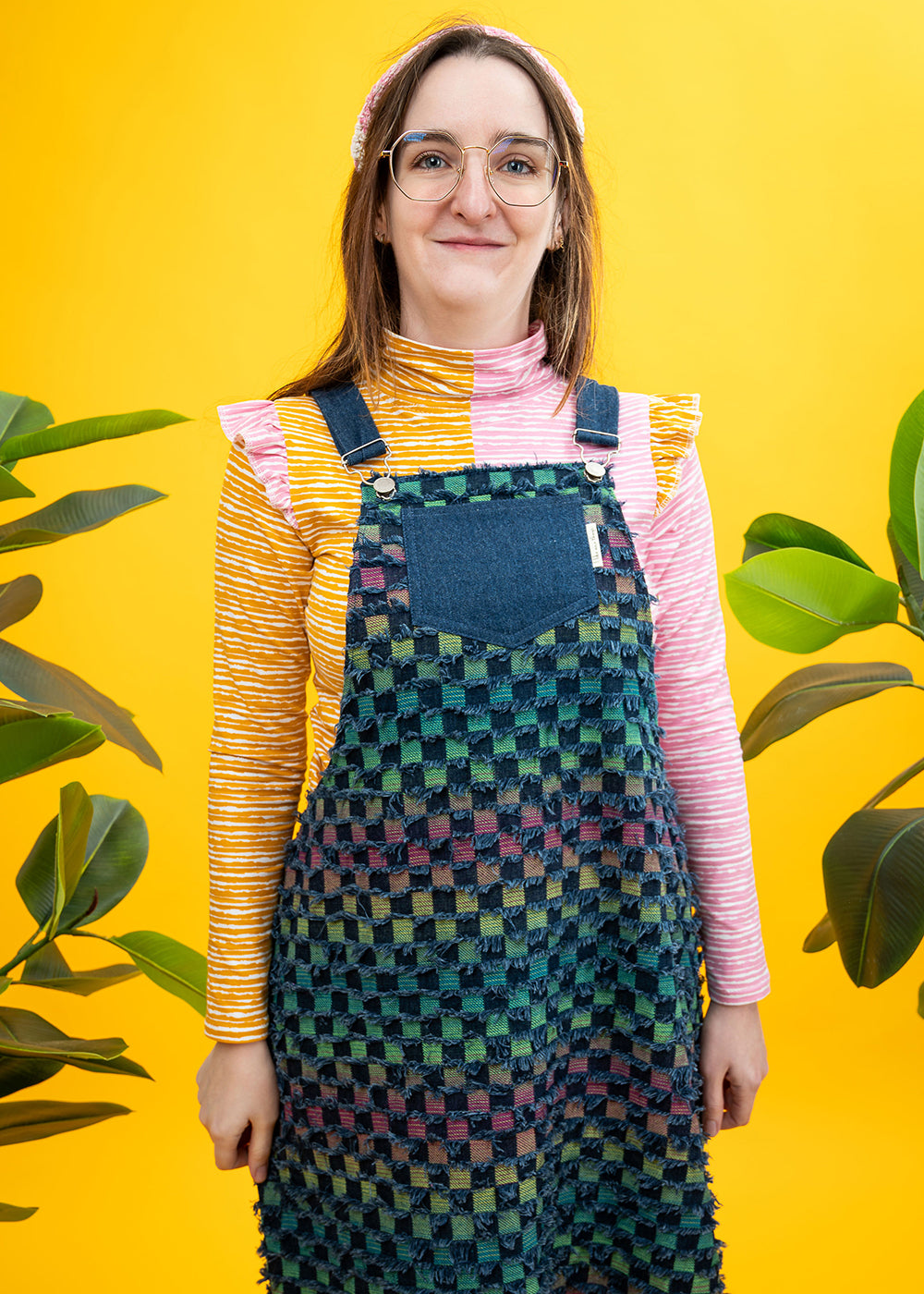 The Midnight Mosaic Pinafore Dress-pinclothing.co.uk-pinclothing.co.uk