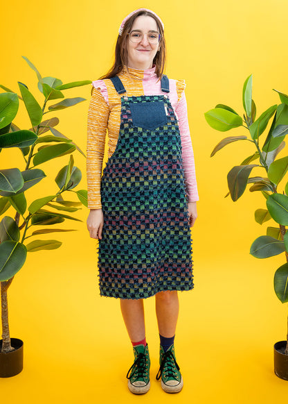 The Midnight Mosaic Pinafore Dress-pinclothing.co.uk-pinclothing.co.uk