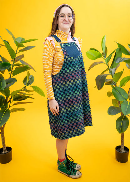 The Midnight Mosaic Pinafore Dress-pinclothing.co.uk-pinclothing.co.uk