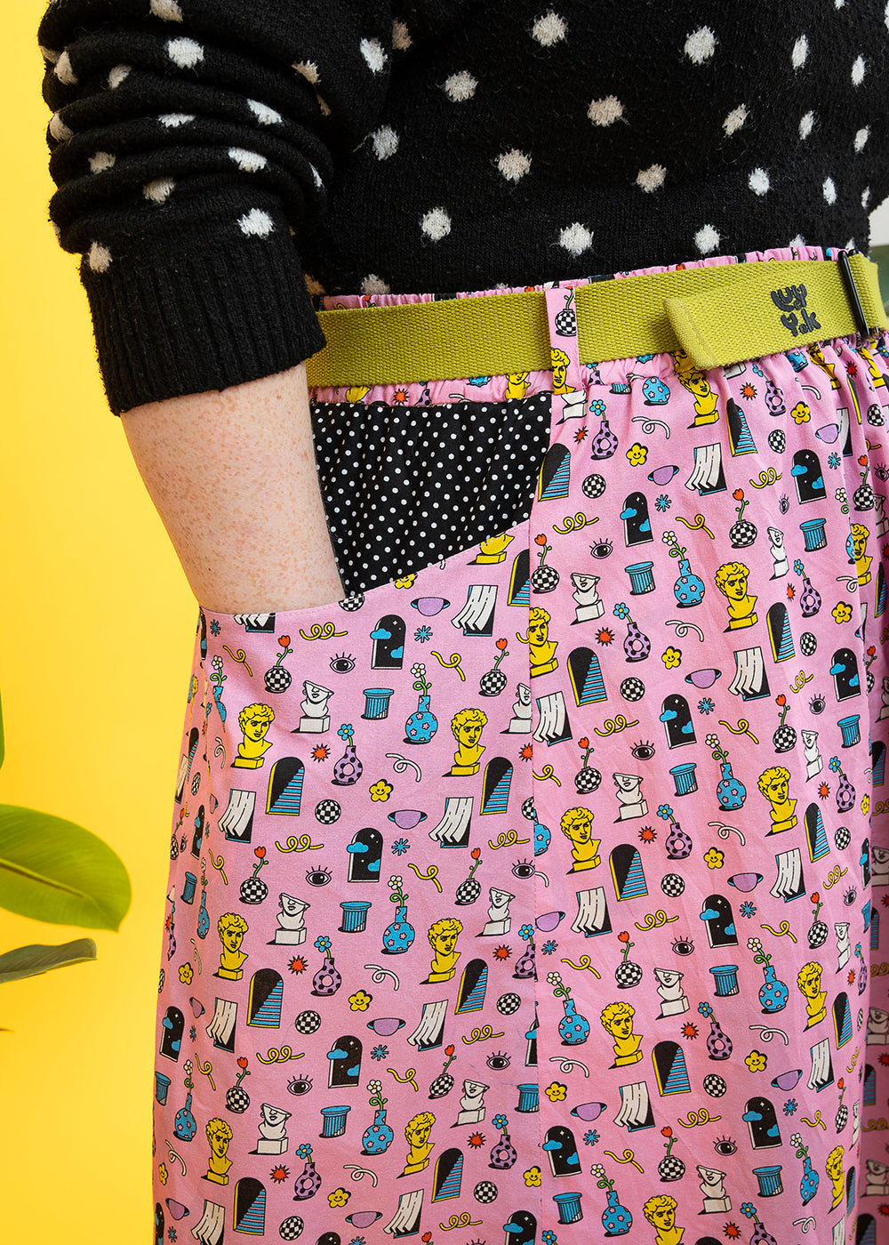 The Museum Of Whimsy Pocket Skirt-pinclothing.co.uk-pinclothing.co.uk