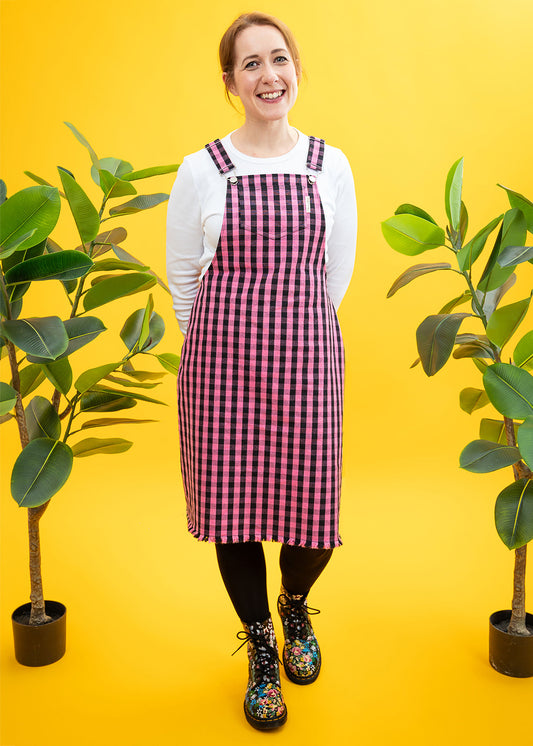 The Picnic-Pop Pinafore Dress-pinclothing.co.uk-pinclothing.co.uk