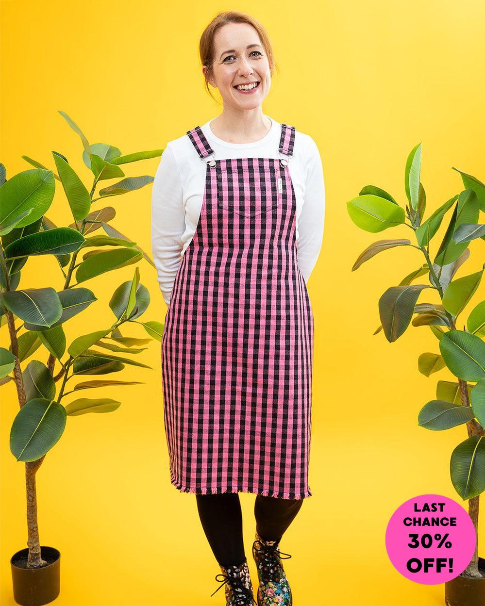 The Picnic-Pop Pinafore Dress-pinclothing.co.uk-pinclothing.co.uk