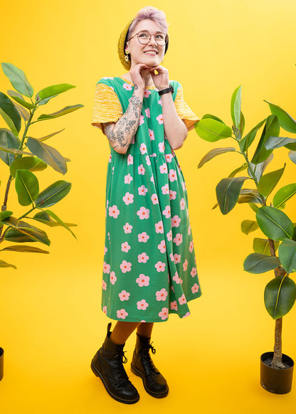 The Retro Meadow Smock Dress-pinclothing.co.uk-pinclothing.co.uk