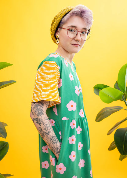 The Retro Meadow Smock Dress-pinclothing.co.uk-pinclothing.co.uk