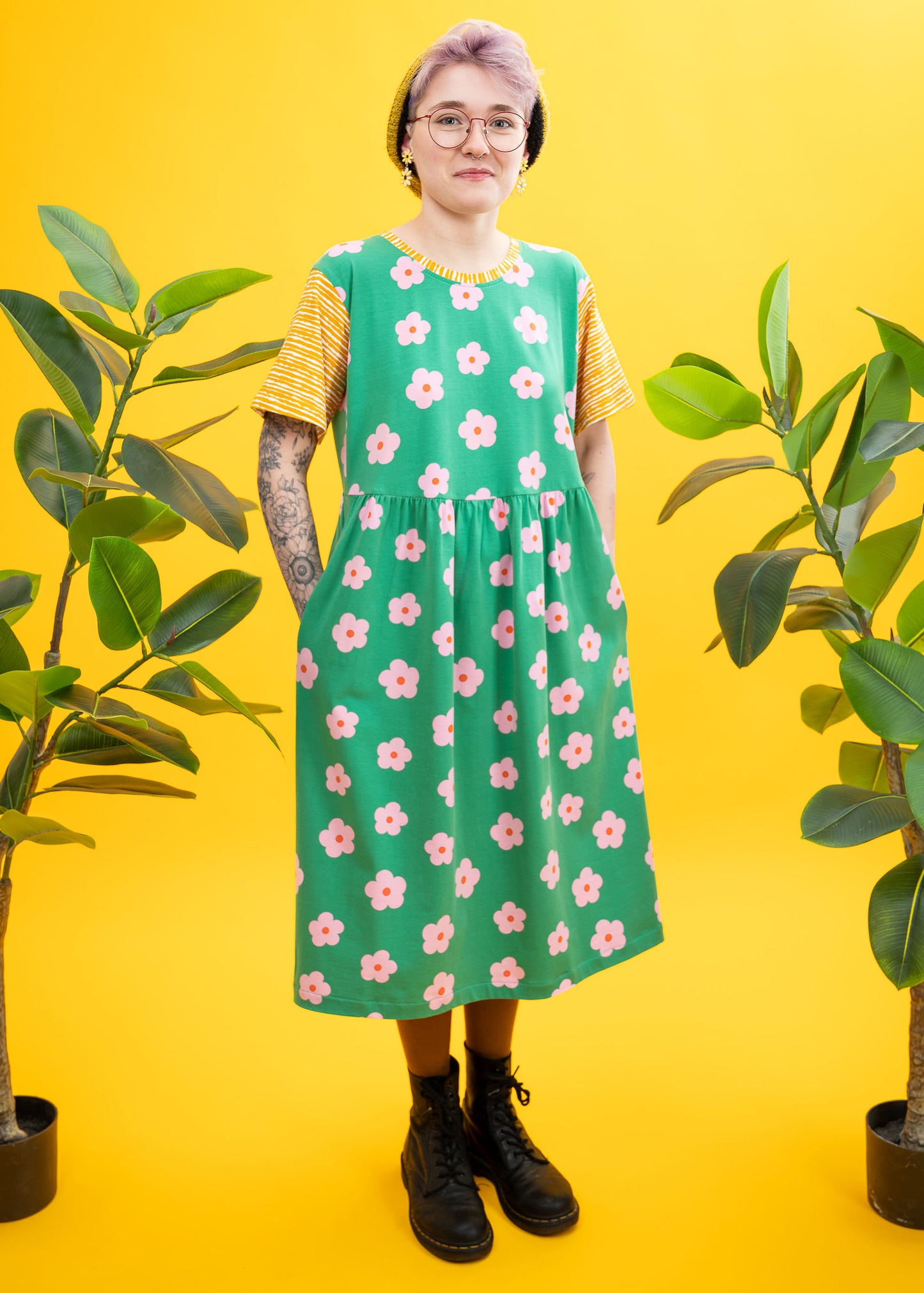 The Retro Meadow Smock Dress-pinclothing.co.uk-pinclothing.co.uk