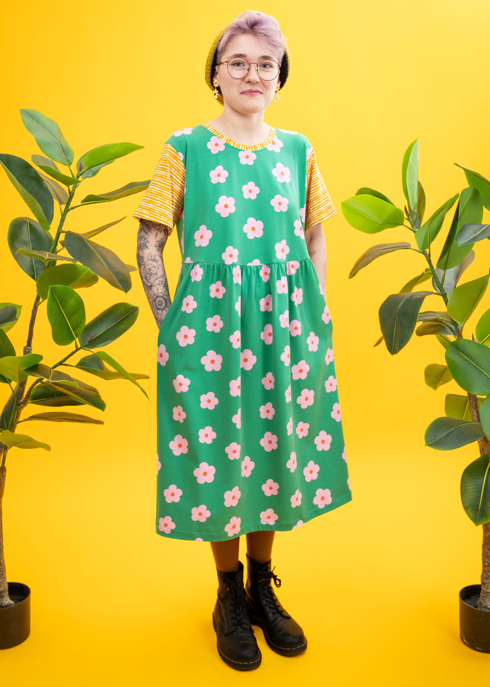 The Retro Meadow Smock Dress-pinclothing.co.uk-pinclothing.co.uk