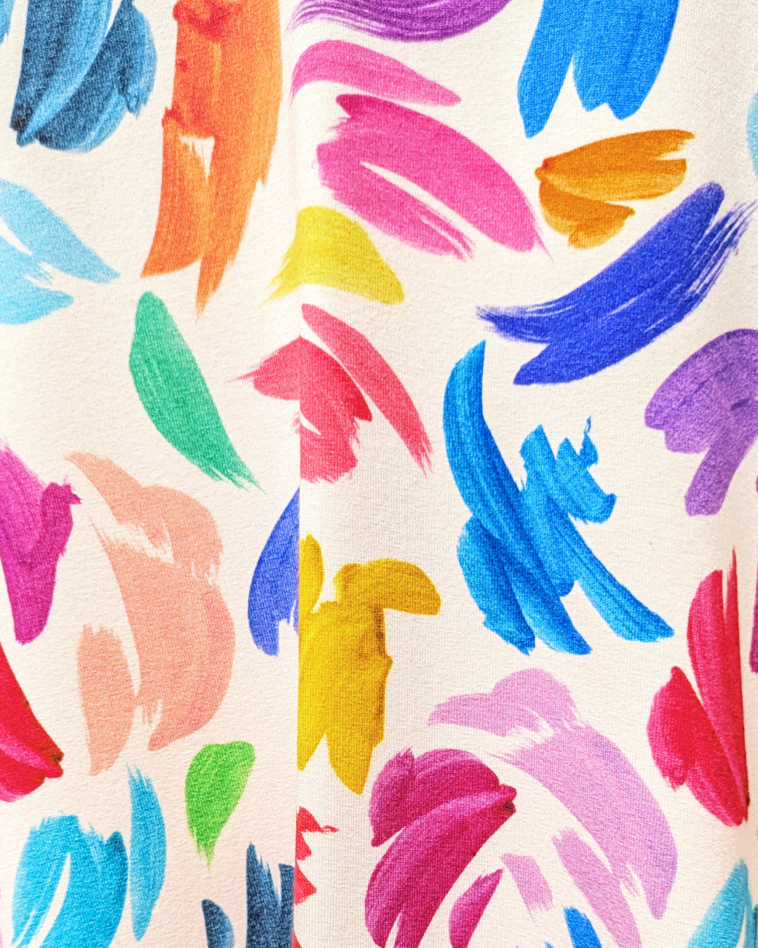 Rainbow Brush Strokes Boxy Top-pinclothing.co.uk-pinclothing.co.uk