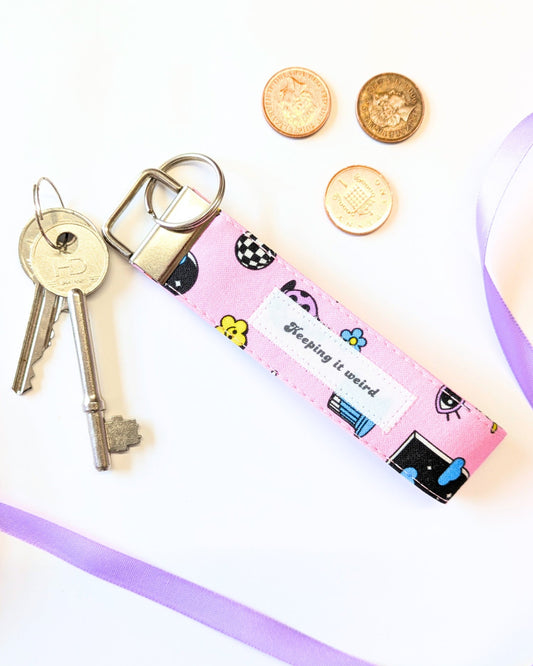 Museum of Whimsy Wristlet Keyring-pinclothing.co.uk-pinclothing.co.uk