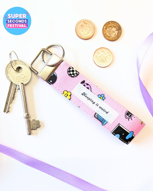 Museum of Whimsy Wristlet Keyring-pinclothing.co.uk-pinclothing.co.uk