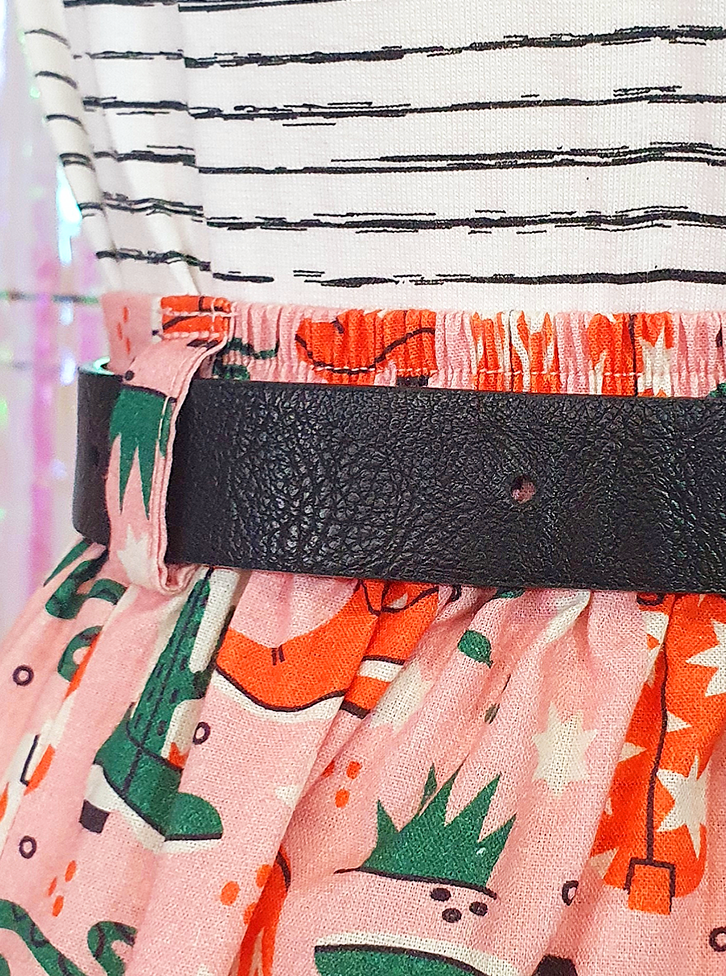 Wild West High Waisted Skirt-Pin Clothing-pinclothing.co.uk