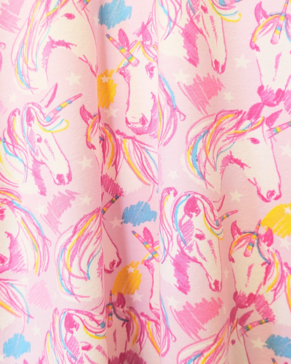 Pink Unicorn Boxy Top