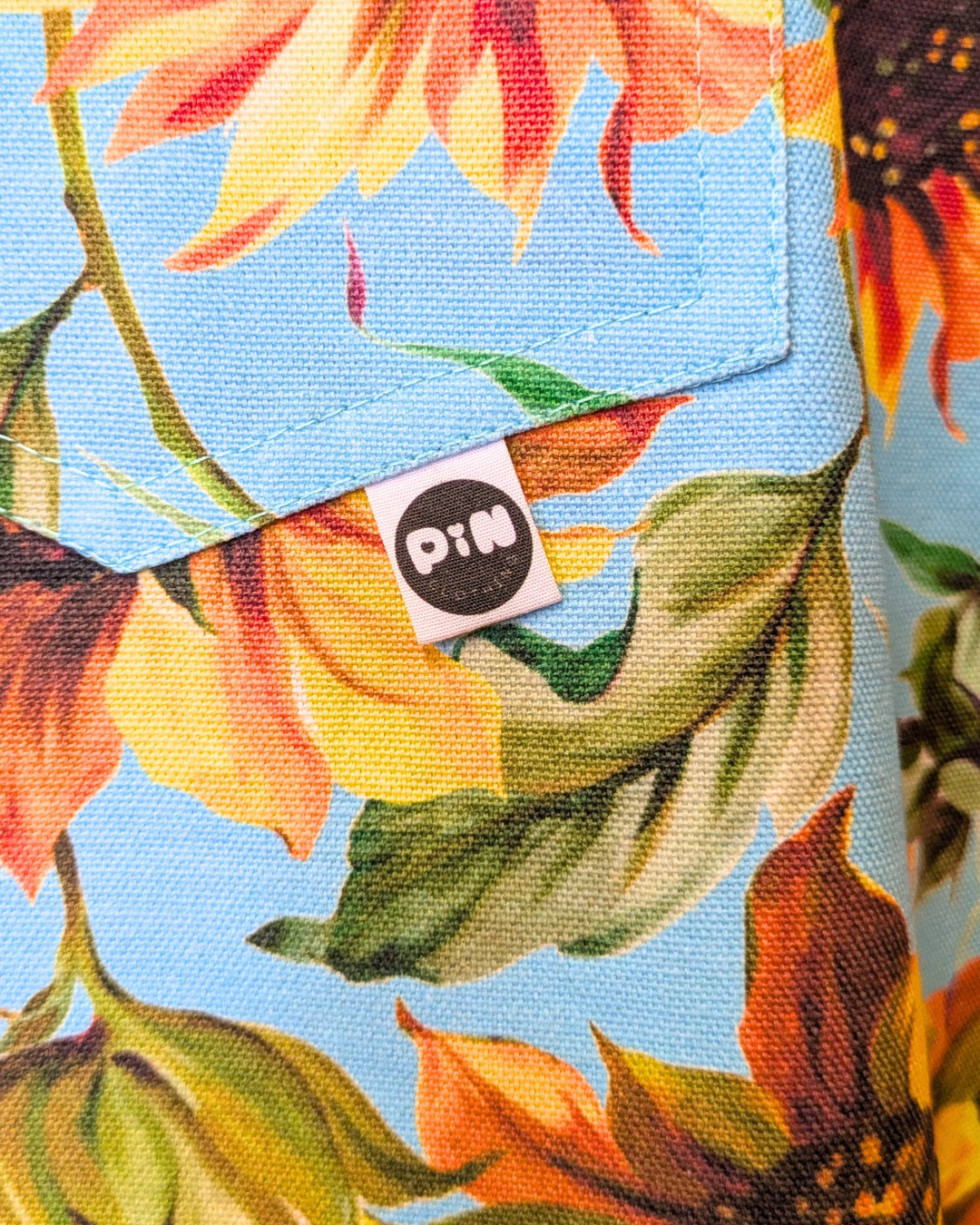 Watercolour Sunflowers Dungaree Dress