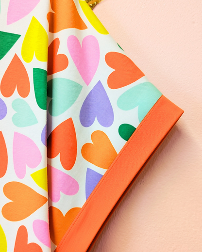 Rainbow Hearts Boxy Top