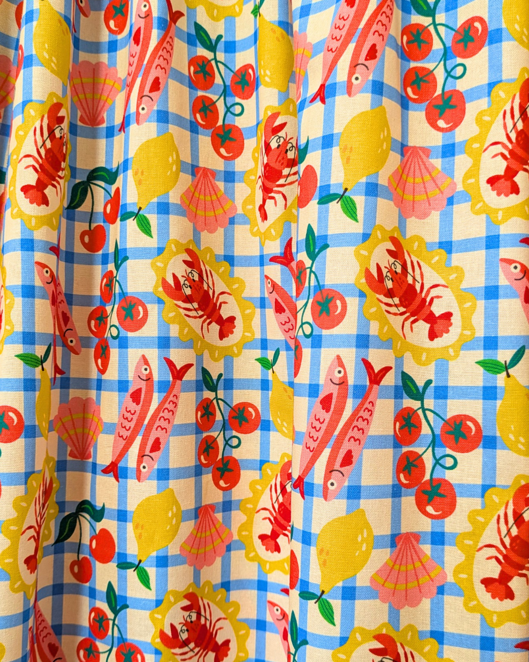 Seafood Picnic Pocket Skirt