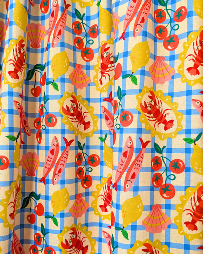 Seafood Picnic Pocket Skirt