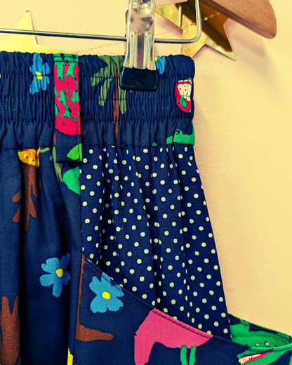 Navy Hawaii Pocket Skirt Size 8 - 10