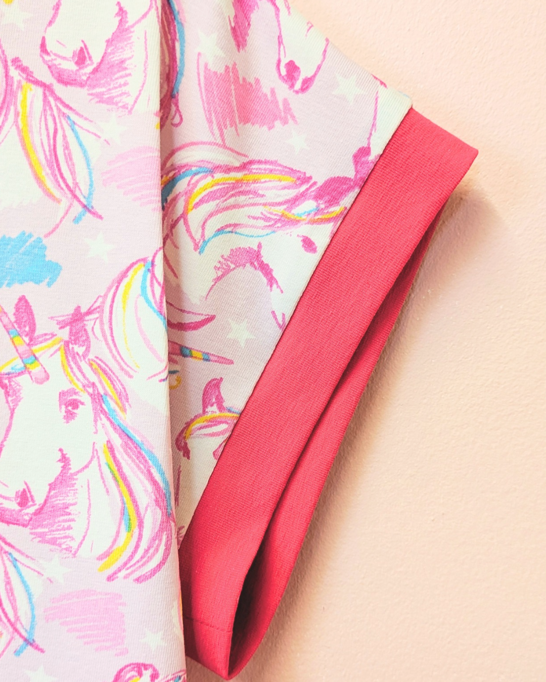 Pink Unicorn Boxy Top