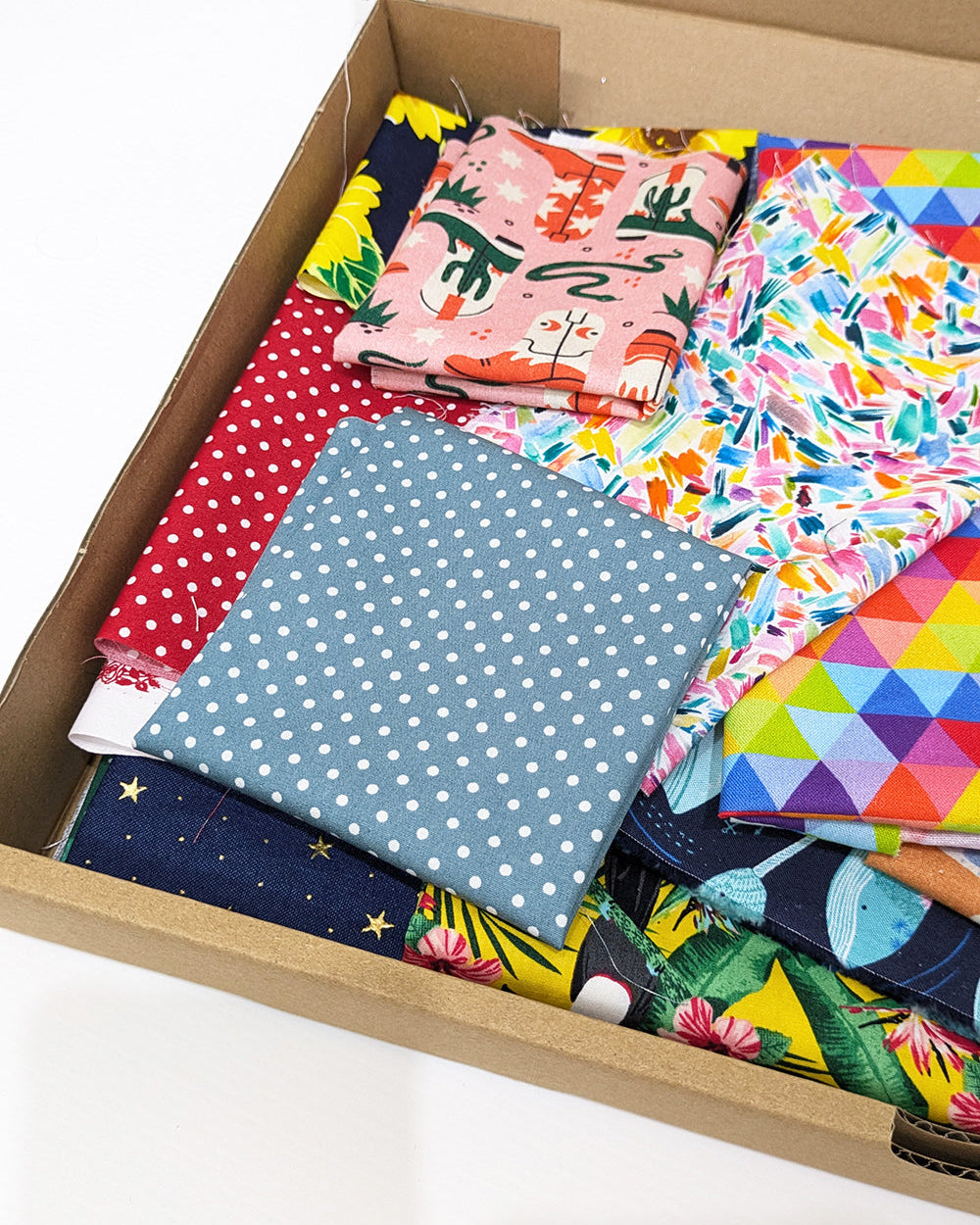 Creative Fuel: 1kg Luxury Fabric Scrap Box 🧵✨ SUPER SECONDS SALE (OOAK)-pinclothing.co.uk-pinclothing.co.uk