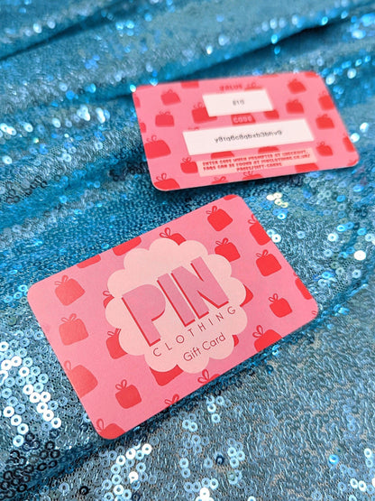 Physical Pin Clothing Gift Card-Pin Clothing-pinclothing.co.uk