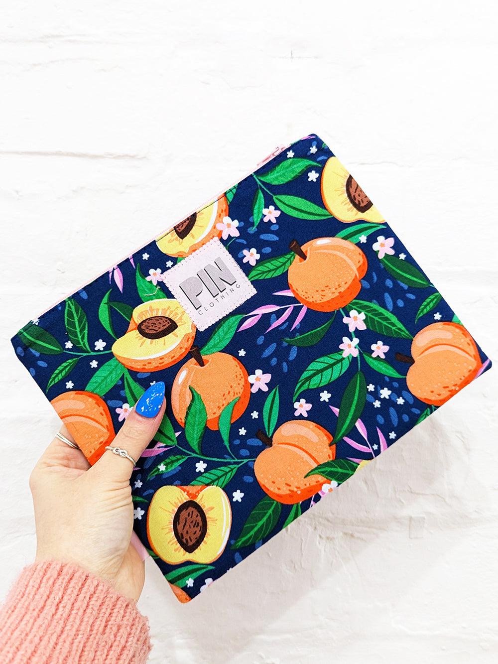 Peach, Please! Large Quilted Purse-Pin Clothing-pinclothing.co.uk