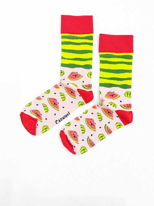 Wacky Watermelon Socks-Carnival Socks-pinclothing.co.uk